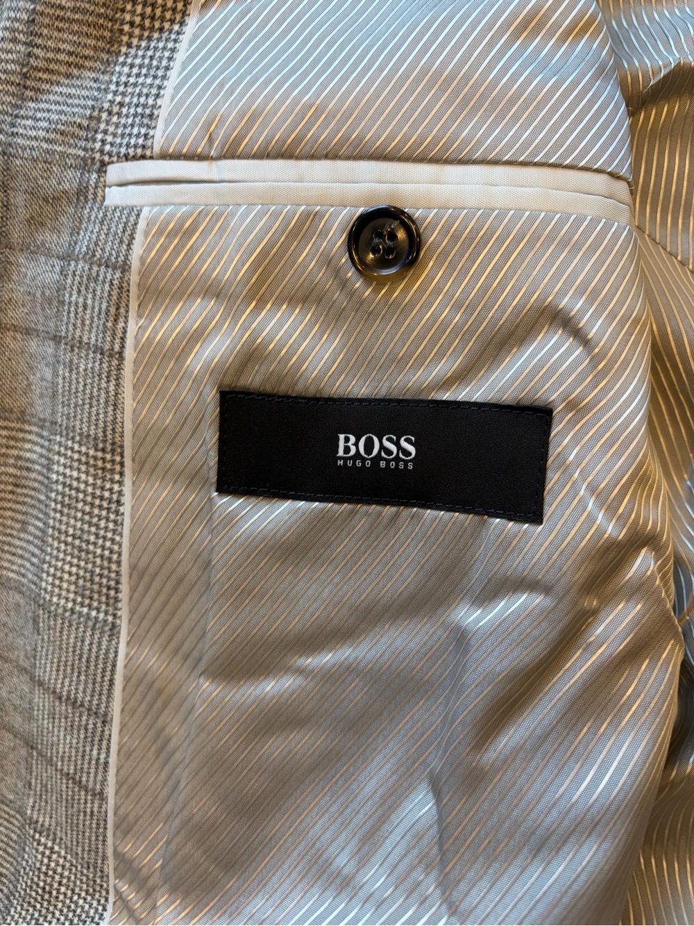 Hugo Boss Wool Glen Plaid Prince of Wales Blazer - Picture 6 of 13